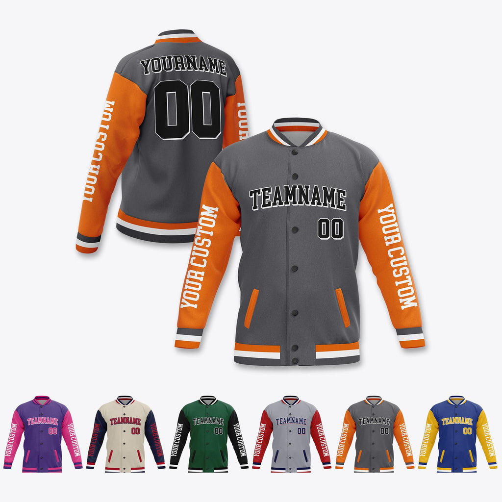 Personalized Adult Varsity Jacket for Men Women Youth, Custom Baseball Jacket Letterman College, Baseball Style Jacket Unisex