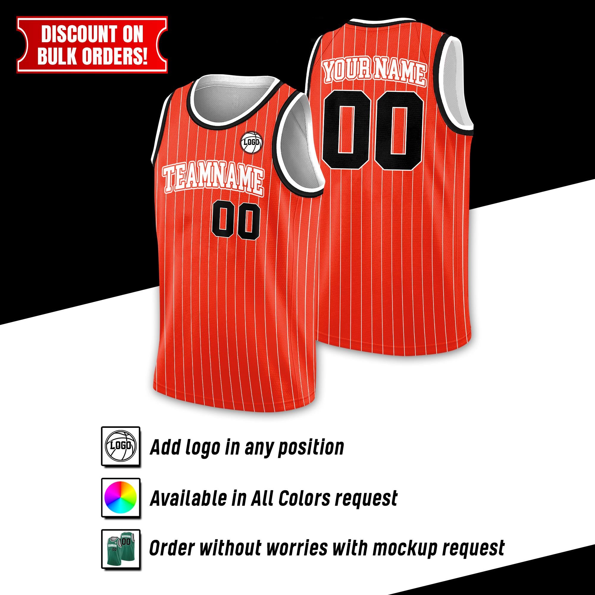Custom Team Name Number Pinstripe Basketball Jersey For Adult Kid, Personalized Basketball Jersey, Game Day Outfit For Basketball Fans Gifts