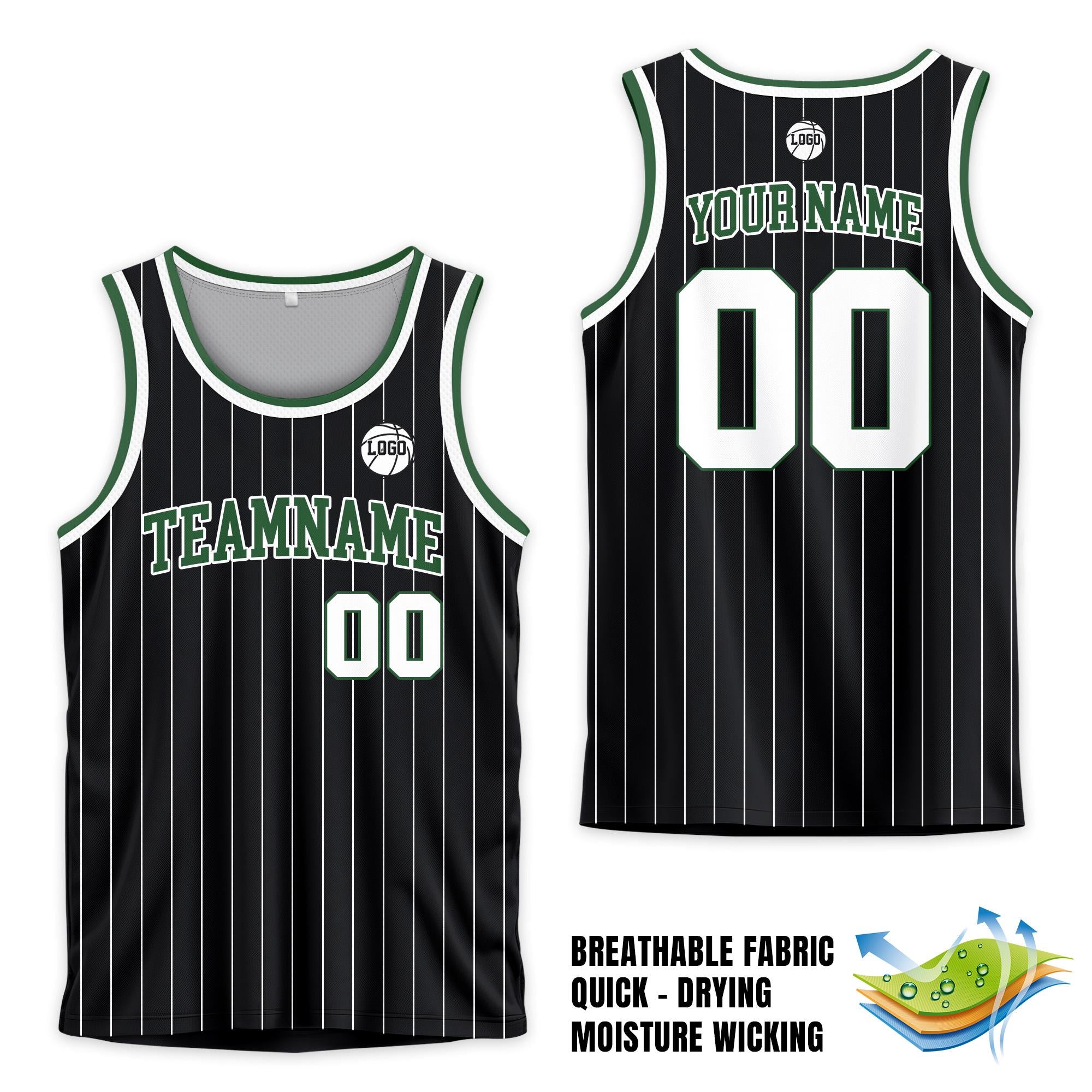 Custom Basketball Jersey For Men Women Youth Kid, Personalized Team Name Number Basketball Jersey, Youth Basketball Team Fans Jersey Black