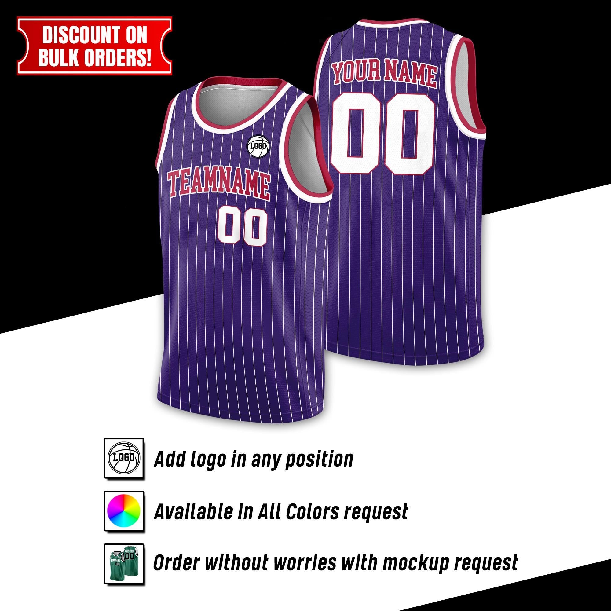 Personalized Team Name Number Basketball Jersey Tank Top For Adult Youth Kid, Custom USA Basketball Jersey Sleeveless in Many Colors & Sizes