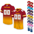 Personalized Team Name & Number Football Jersey For Women Men Youth Kid, Custom Front Back Football V-neck shirt, Football Gift for Fans