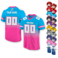 Personalized Team Name & Number Jerseys For Youth Adult Kid, Customizable Football Jersey Style Shirt V-Neck Sport Jersey Custom