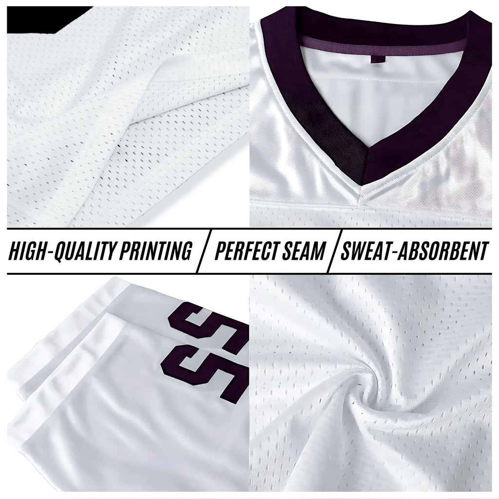 Personalized Team Name & Number Football Jersey For Adult Youth, Custom Football Shirt For American Football Fan, Gradient Pink Blue Jersey