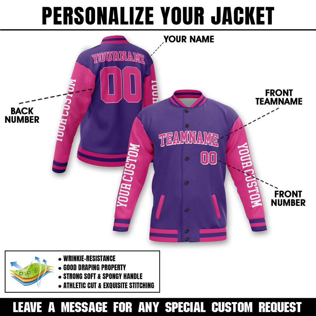 Personalized Adult Varsity Baseball Jacket for Men Women Youth, Custom Baseball Jacket Letterman College, Baseball Style Jacket Unisex