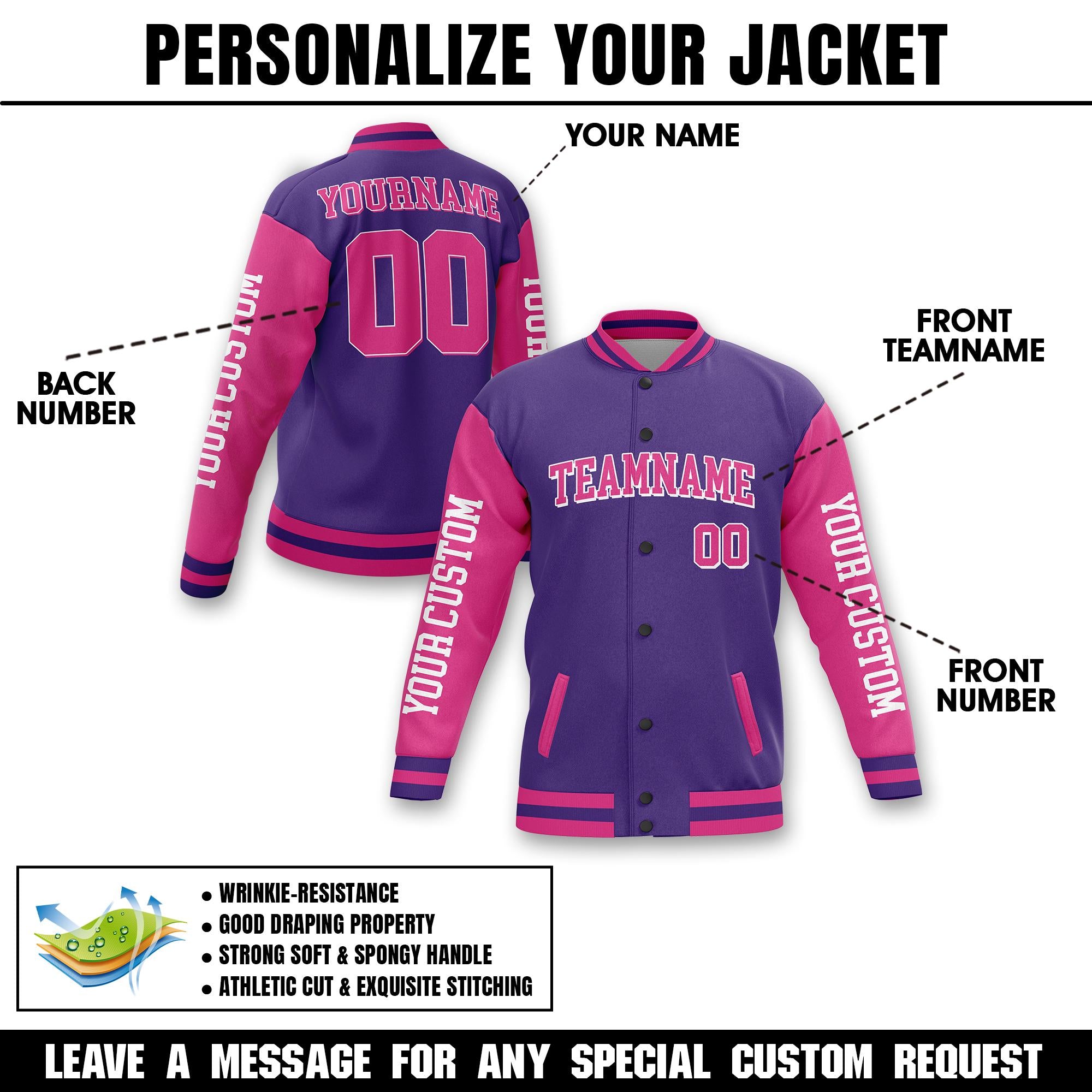 Personalized Adult Varsity Baseball Jacket for Men Women Youth, Custom Baseball Jacket Letterman College, Baseball Style Jacket Unisex