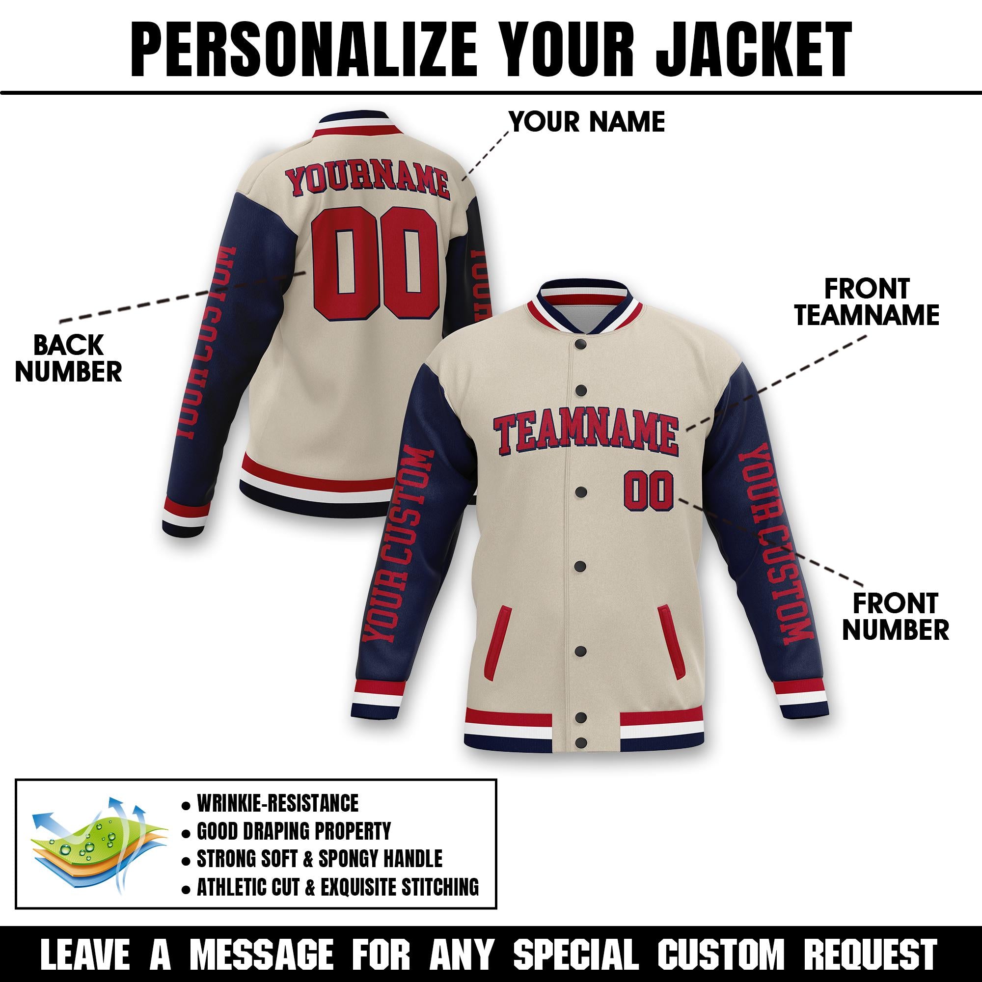 Personalized Adult Varsity Jacket for Men Women Youth, Custom Baseball Jacket Letterman College, Baseball Style Jacket Unisex
