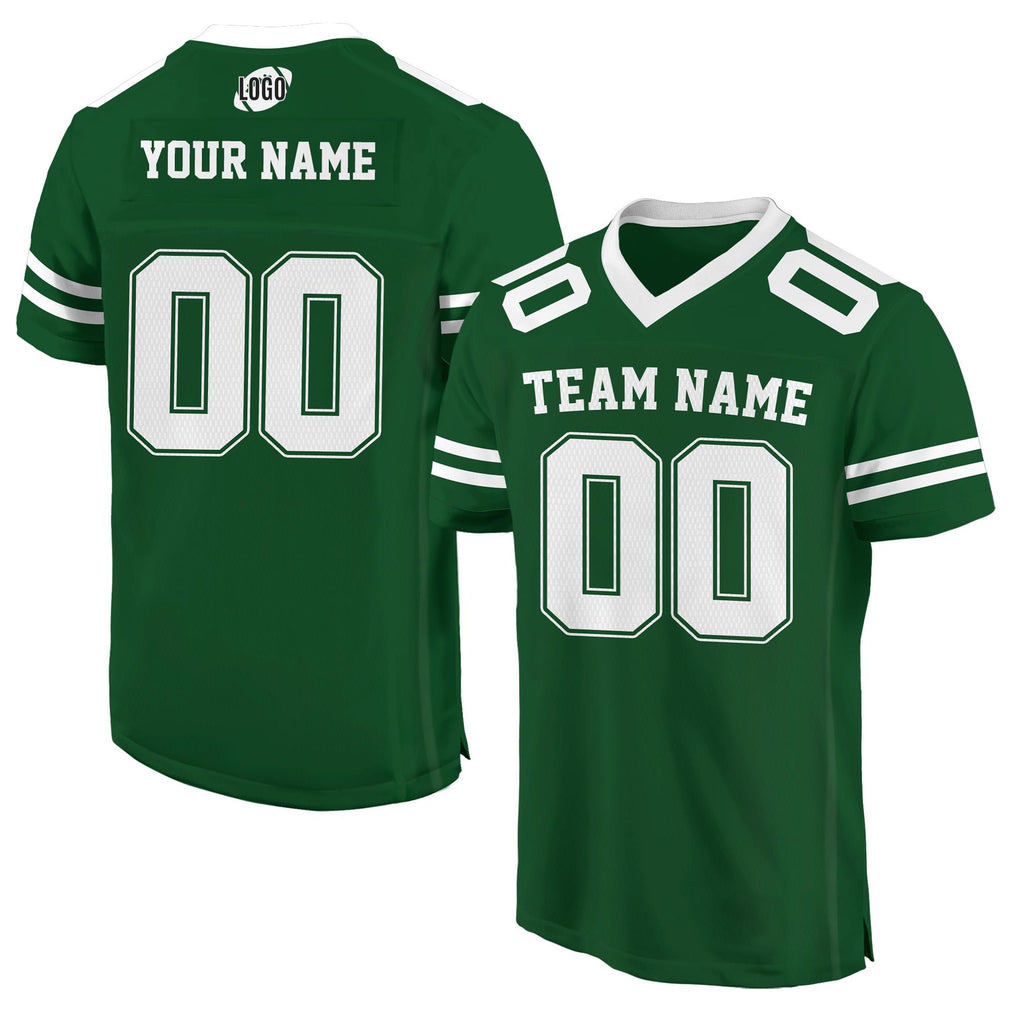 Custom Men Women Youth Kid American Football Jersey, Personalized Football Jersey, Customized Team Name Number Football V-neck Mesh Jersey