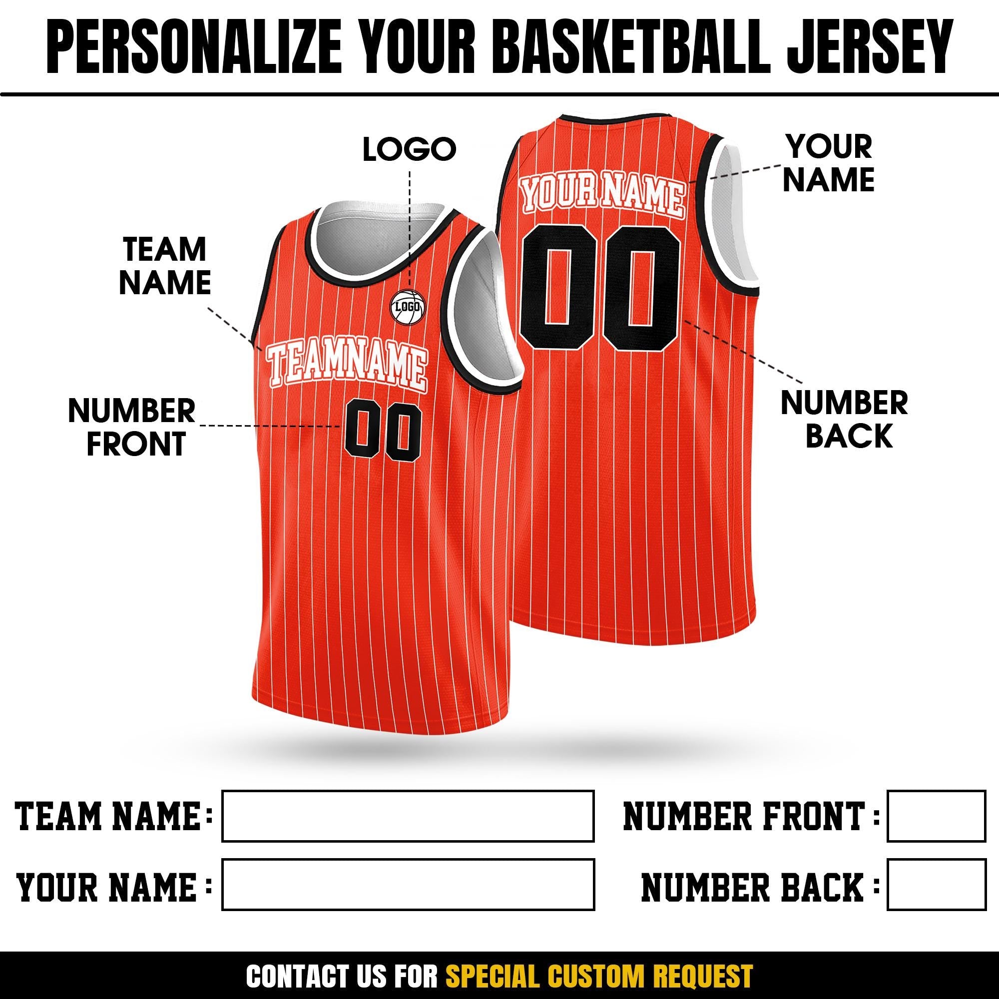 Custom Team Name Number Pinstripe Basketball Jersey For Adult Kid, Personalized Basketball Jersey, Game Day Outfit For Basketball Fans Gifts
