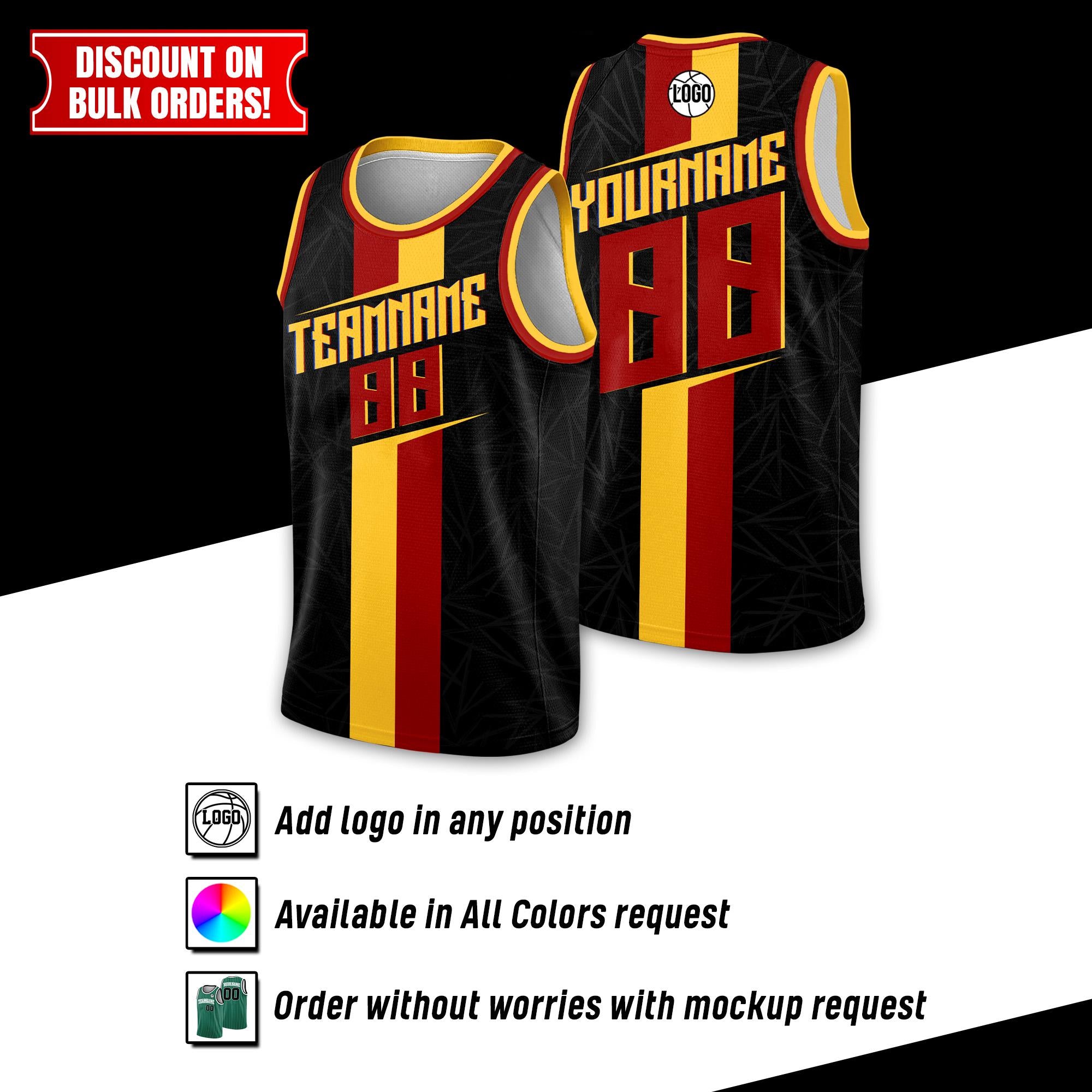 Personalized Team Name Number Basketball Jersey Tank Top For Adult Youth Kid, Custom Basketball Jersey Sleeveless in Many Colors & Sizes