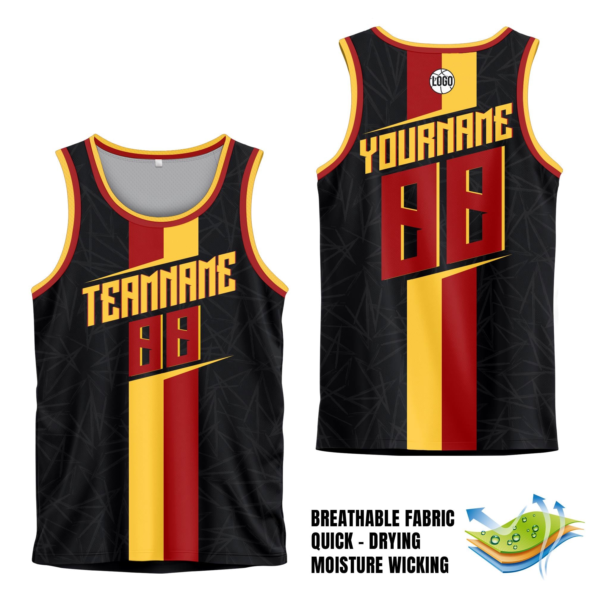 Personalized Team Name Number Basketball Jersey Tank Top For Adult Youth Kid, Custom Basketball Jersey Sleeveless in Many Colors & Sizes