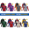 Custom Varsity Jacket with Team Name Name Number Logo for Men Women Youth, Customized High School Baseball Jacket Letterman College
