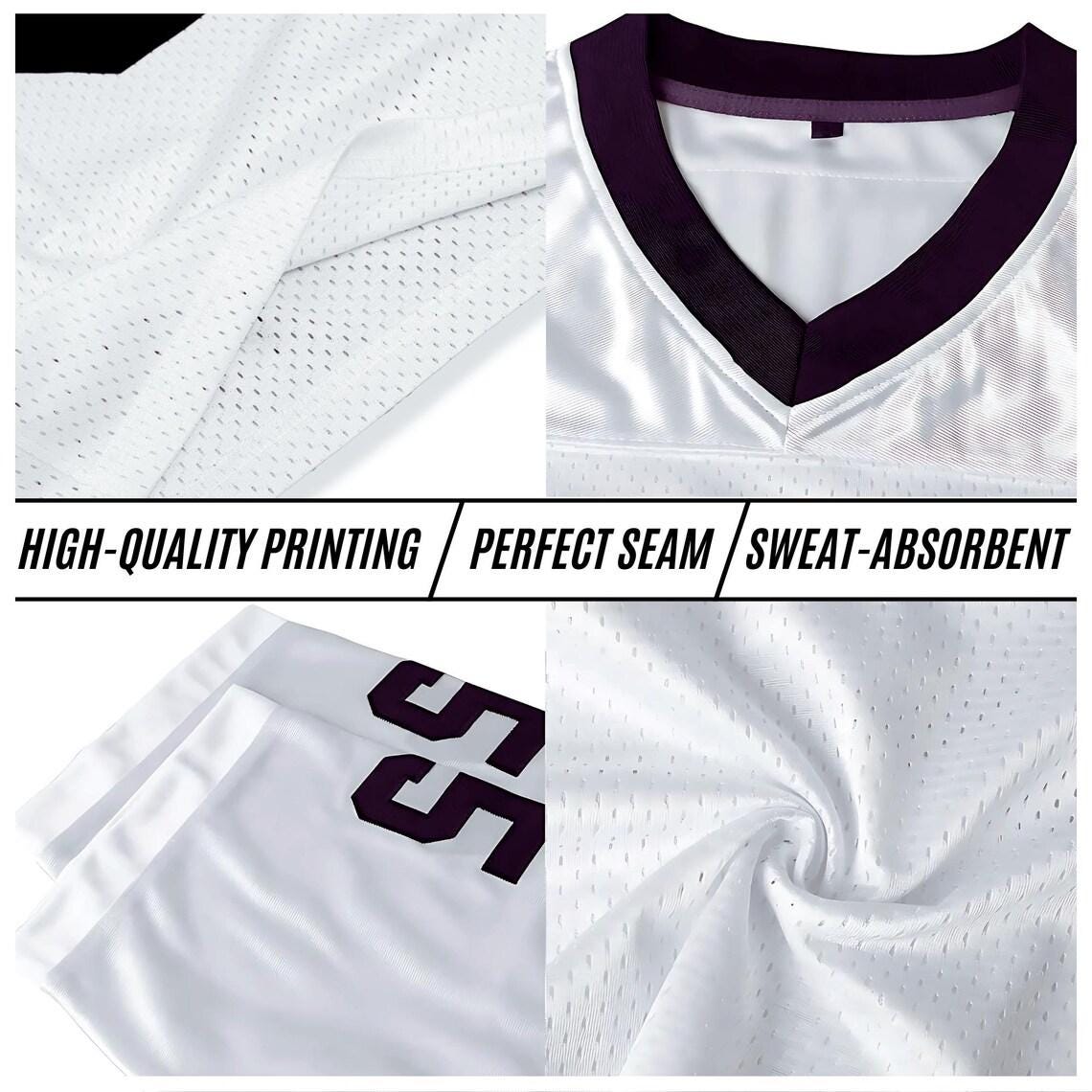 Custom Football Jersey for Adult Kid, Customized Team Name Number Football Team Jersey Shirt, Personalized College Football Team Fans Jersey