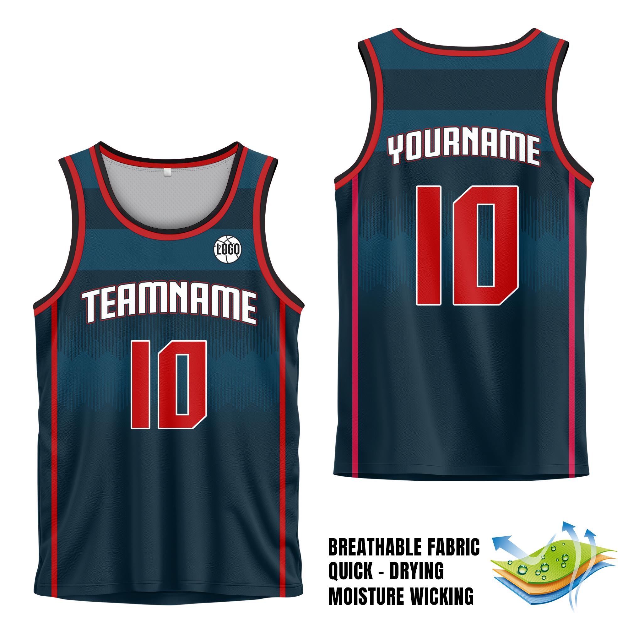 Custom Basketball Jersey with Team Name Number Logo, Personalized Basketball Jersey For Men Women Youth Kid, Gifts for Basketball Fan Lover