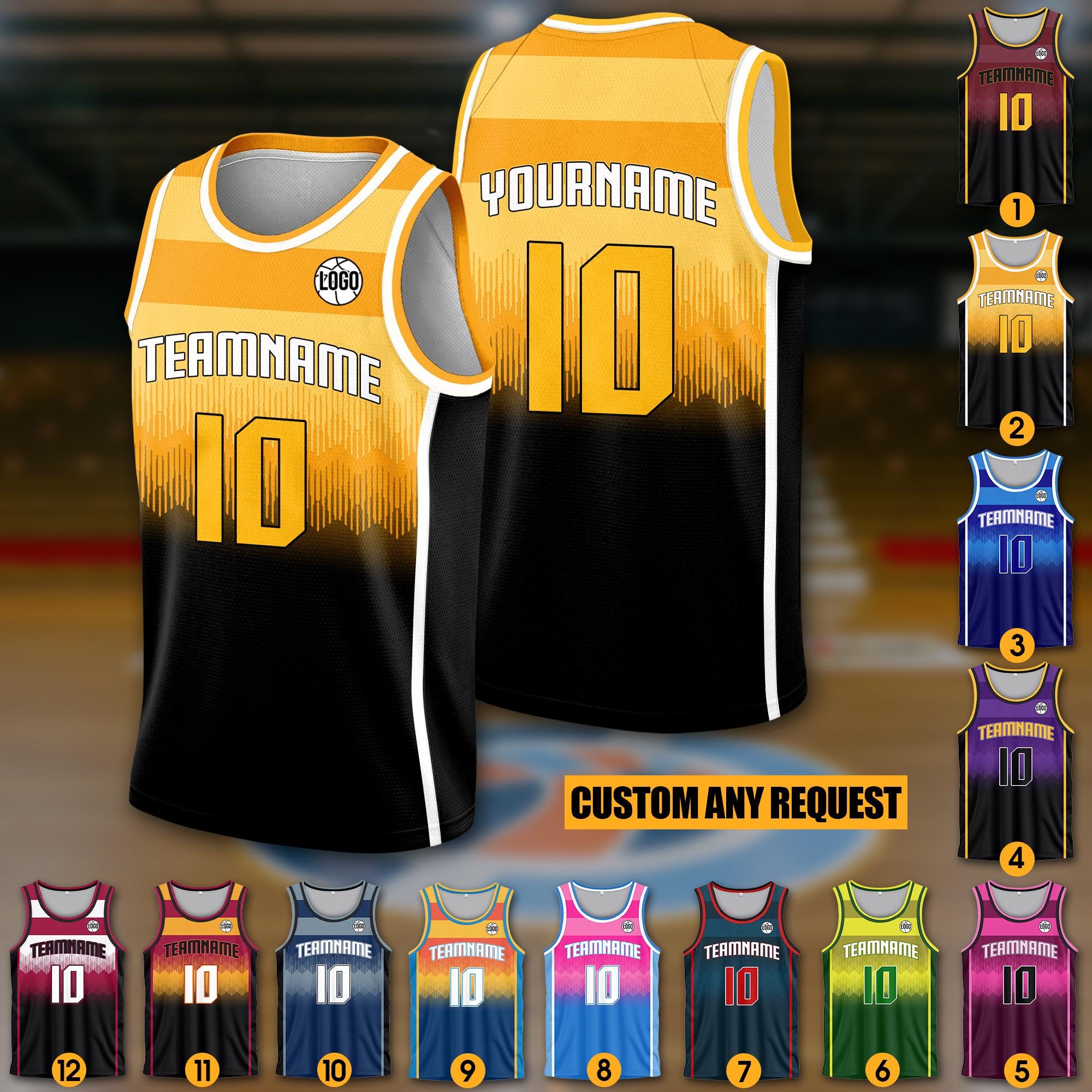Custom Basketball Jersey with Team Name Number Logo, Personalized Basketball Jersey For Men Women Youth Kid, Gifts for Basketball Fan Lover