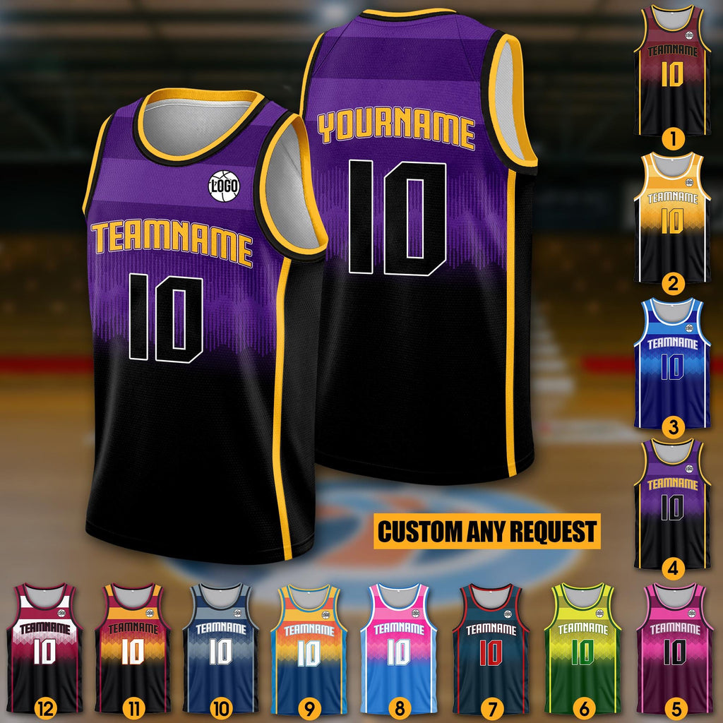 Custom Team Name & Number Logo Basketball Jersey For Men Women Youth Kid, Personalized Shirt Jersey For Basketball Fan Lover Player