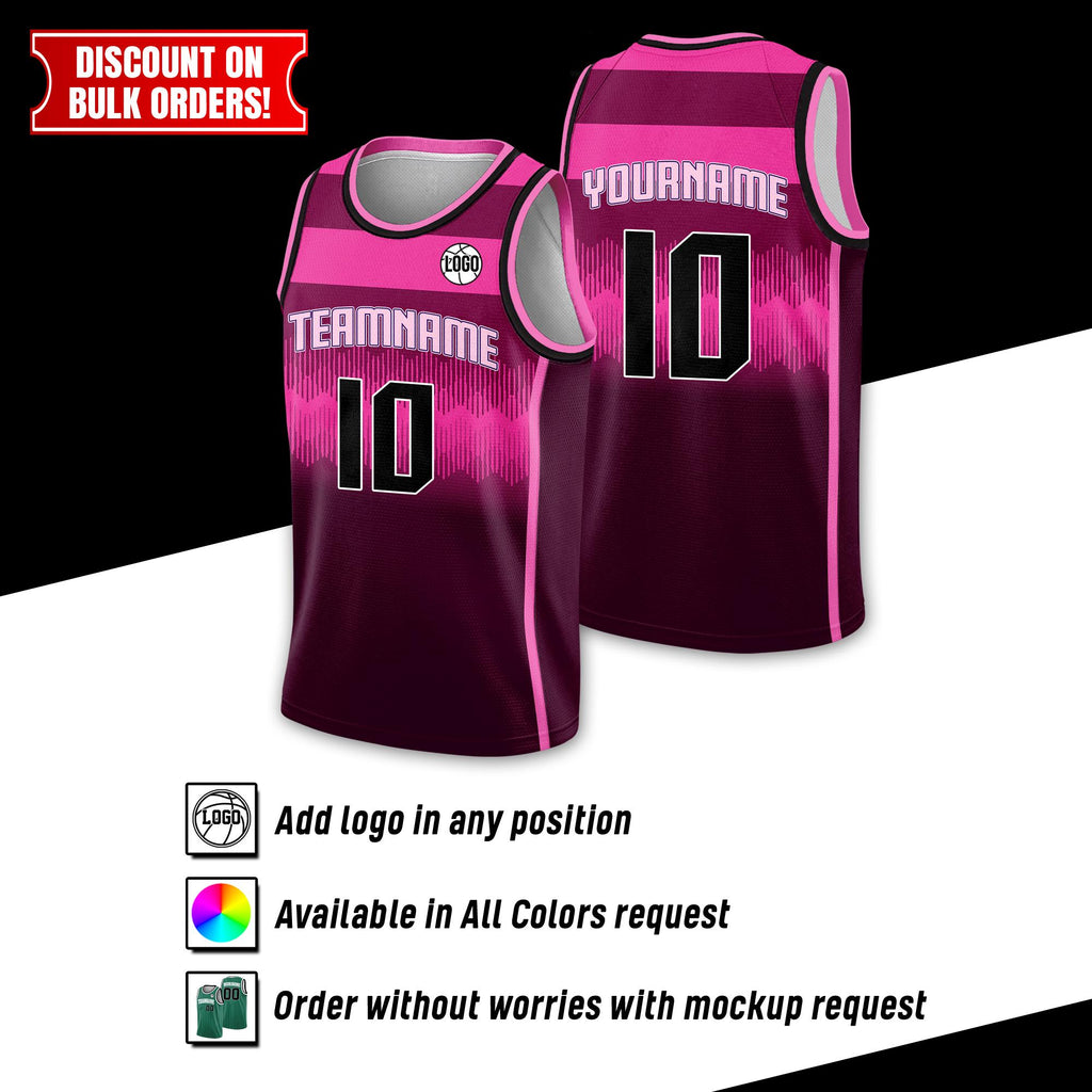 Custom Basketball Jersey with Team Name Number Logo, Personalized Basketball Jersey For Men Women Youth Kid, Gifts for Basketball Fan Lover