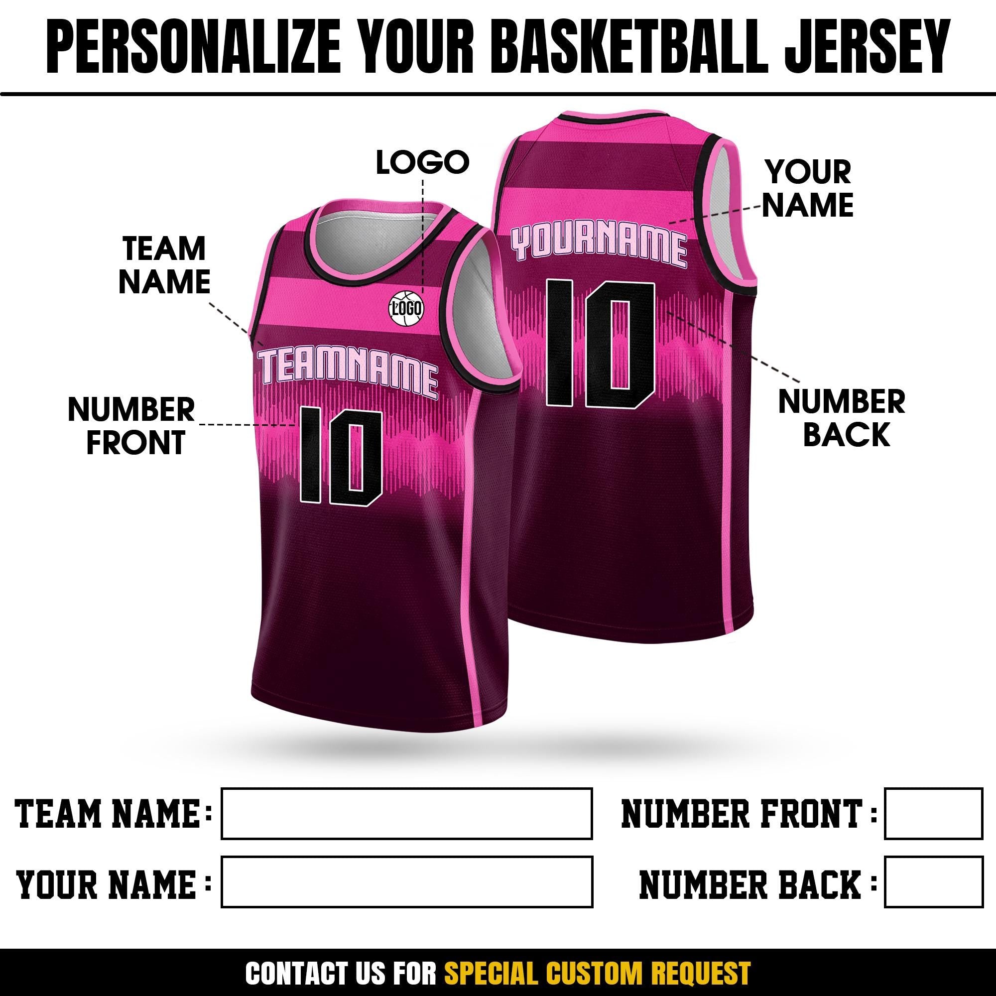 Custom Basketball Jersey with Team Name Number Logo, Personalized Basketball Jersey For Men Women Youth Kid, Gifts for Basketball Fan Lover