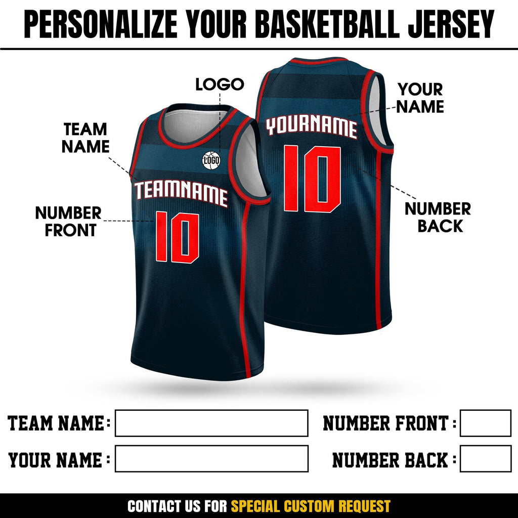Custom Basketball Jersey with Team Name Number Logo, Personalized Basketball Jersey For Men Women Youth Kid, Gifts for Basketball Fan Lover