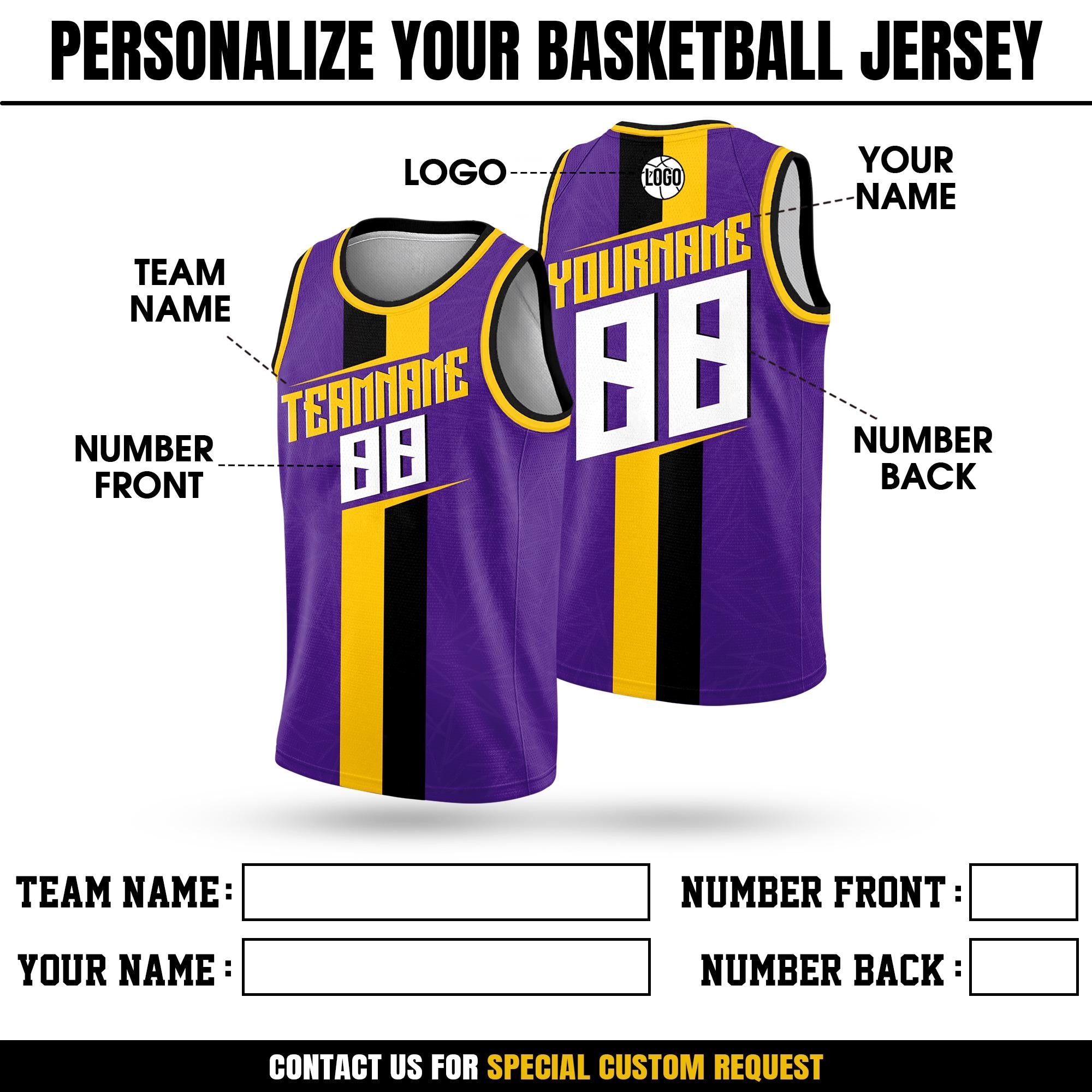 Customized Basketball Jersey Uniform for Fans Basketball Tank Top, Personalized Basketball Jersey with Team Name Player Name and Number