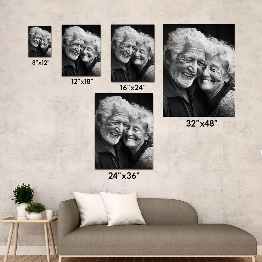 Custom Name And Date Street Sign Canvas Print, Personalized Canvas Vintage Valentines day Gift For Couples, Crossroads Intersection Sign