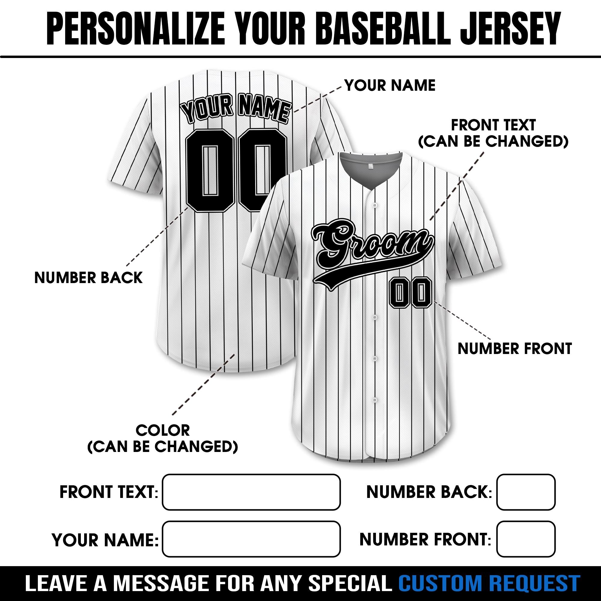 Personalized The Groom Groomsmen Team Baseball Jersey, Custom Best Man Jersey, Jersey For Engagement Married Couple, Wedding Jersey