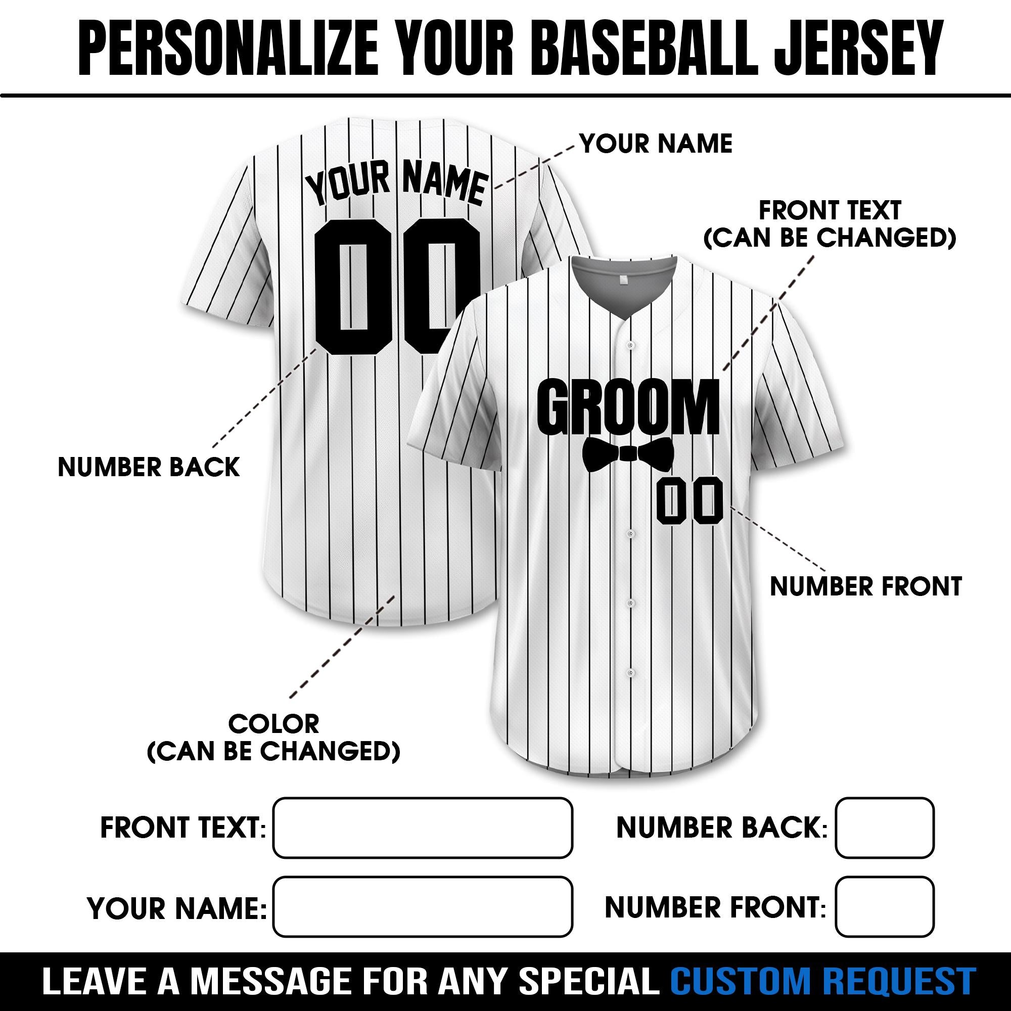 Personalized Groom & Groomsmen Jersey Shirts, Custom Best Man Jersey, Groomsman Proposal, Bachelor Party Best Man, Groom Shirts Matching