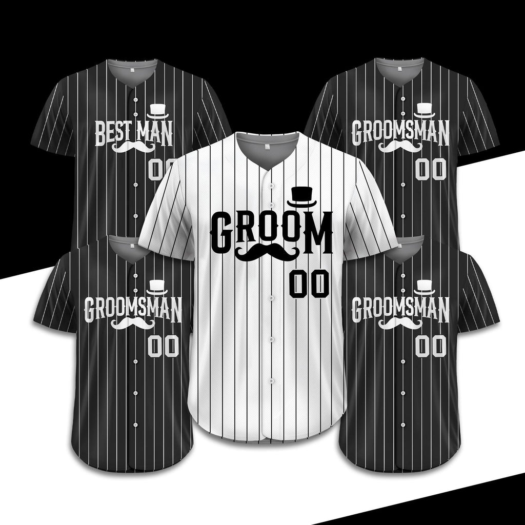Custom Name Number Groom Jersey Shirts, Custom Best Man Jersey, Groom Shirts Matching, Groomsman Proposal, Bachelor Party Groomsmen Jersey,