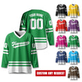Personalized Ice Hockey Jersey For Men Women, Custom Name Number Hockey Jersey Shirt, Hockey Jersey Sport Team Uniform for Hockey Fans Gift