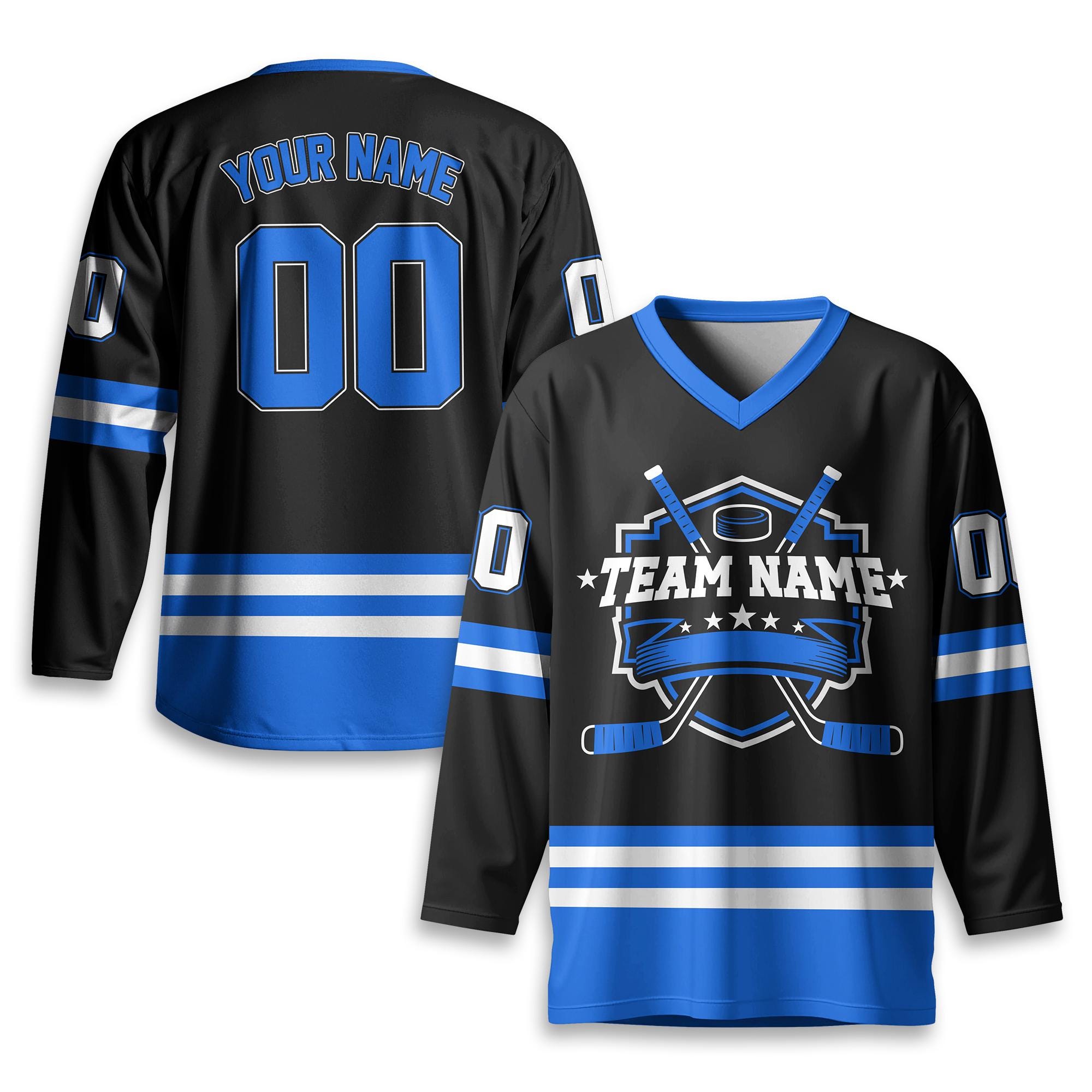 Custom Hockey Jersey For Unisex Adult, Personalized Name Number Hockey Jersey Shirt, Hockey Jersey Sport Team Uniform for Fans Jersey Gift