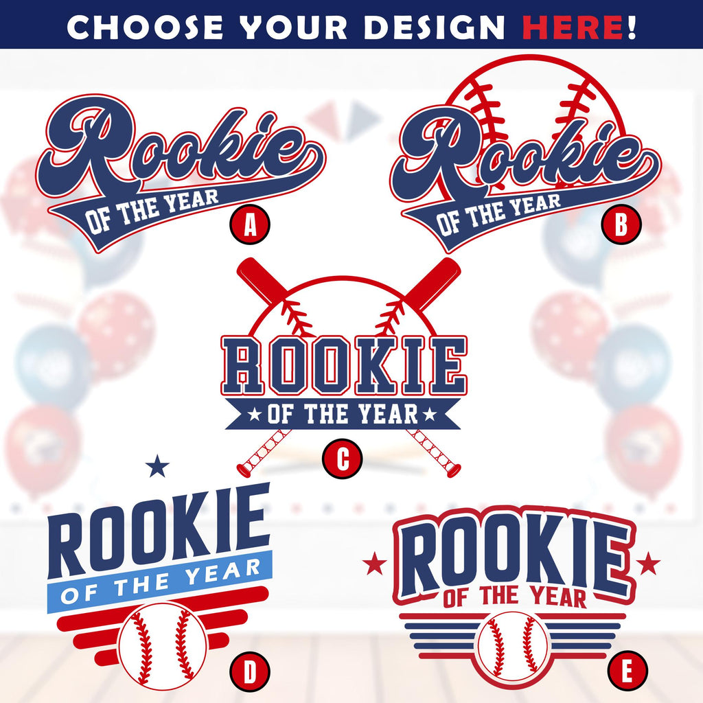 Personalized Rookie Of the Year Baseball Jersey, Custom Name Mommy Daddy Of the Rookie Baseball Shirt,Family Matching Outfits,First Birthday