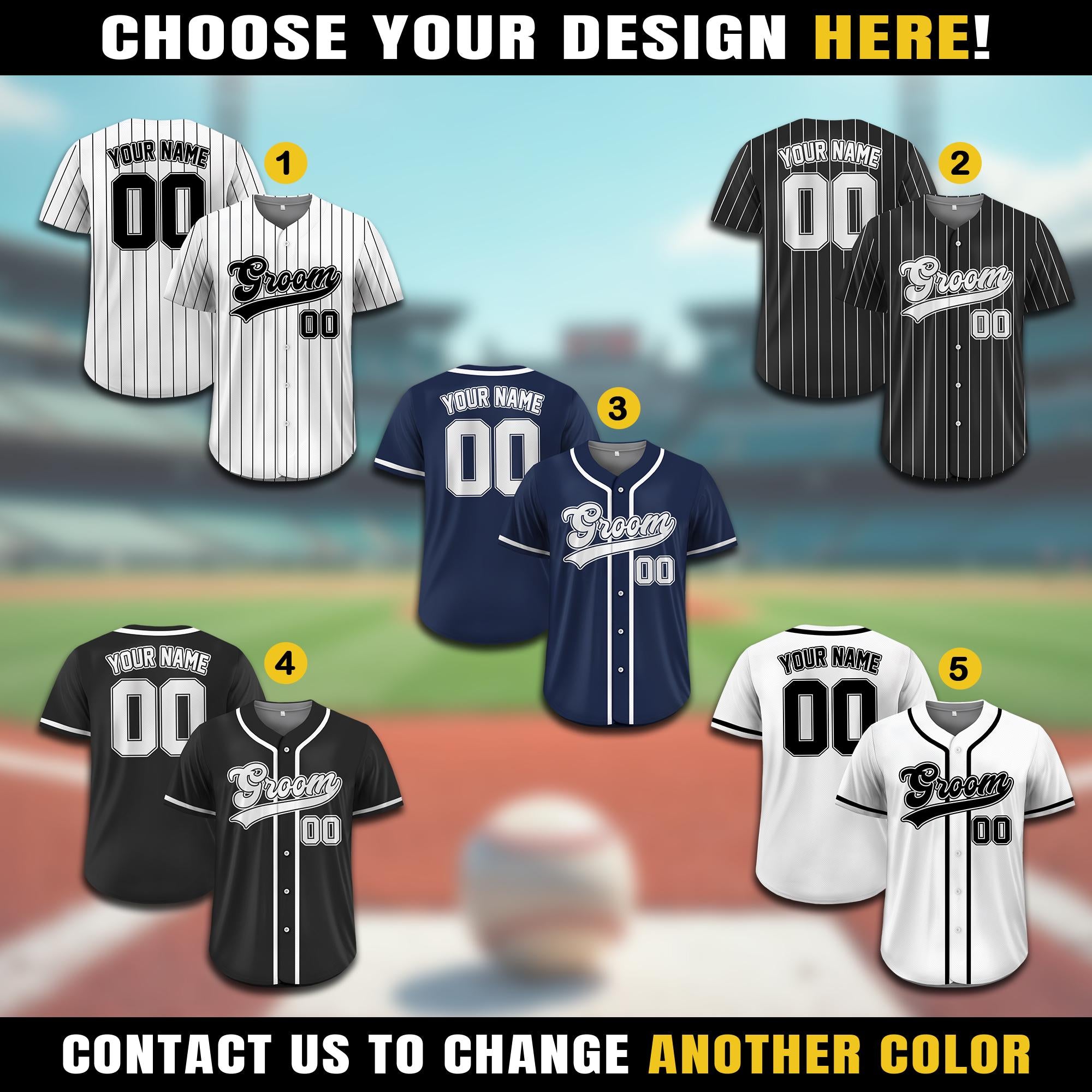 Personalized The Groom Groomsmen Team Baseball Jersey, Custom Best Man Jersey, Jersey For Engagement Married Couple, Wedding Jersey
