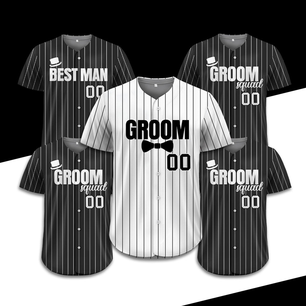 Personalized Groom & Groomsmen Jersey Shirts, Custom Best Man Jersey, Groomsman Proposal, Bachelor Party Best Man, Groom Shirts Matching