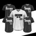Personalized Groom & Groomsmen Jersey Shirts, Custom Best Man Jersey, Groomsman Proposal, Bachelor Party Best Man, Groom Shirts Matching