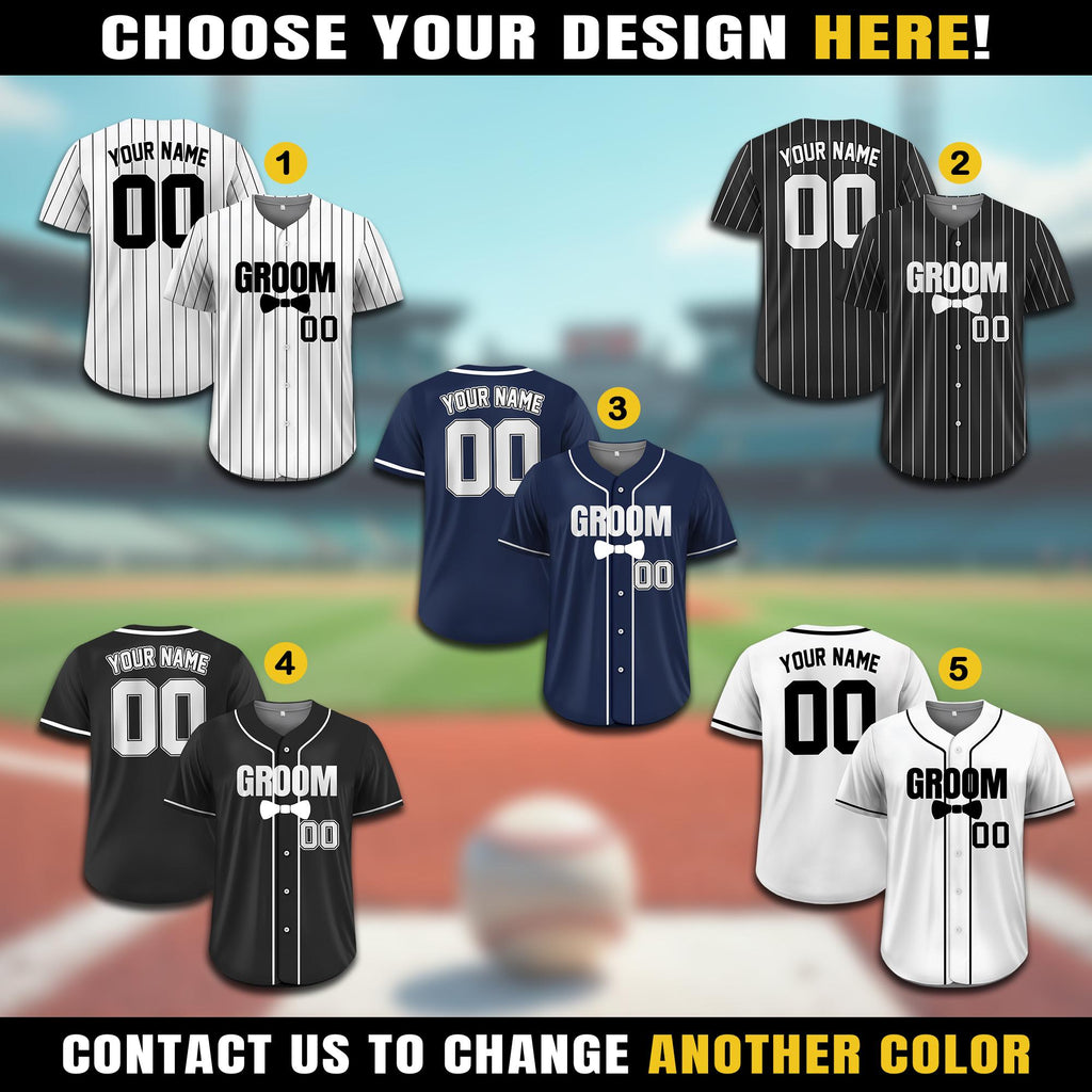 Personalized Groom & Groomsmen Jersey Shirts, Custom Best Man Jersey, Groomsman Proposal, Bachelor Party Best Man, Groom Shirts Matching