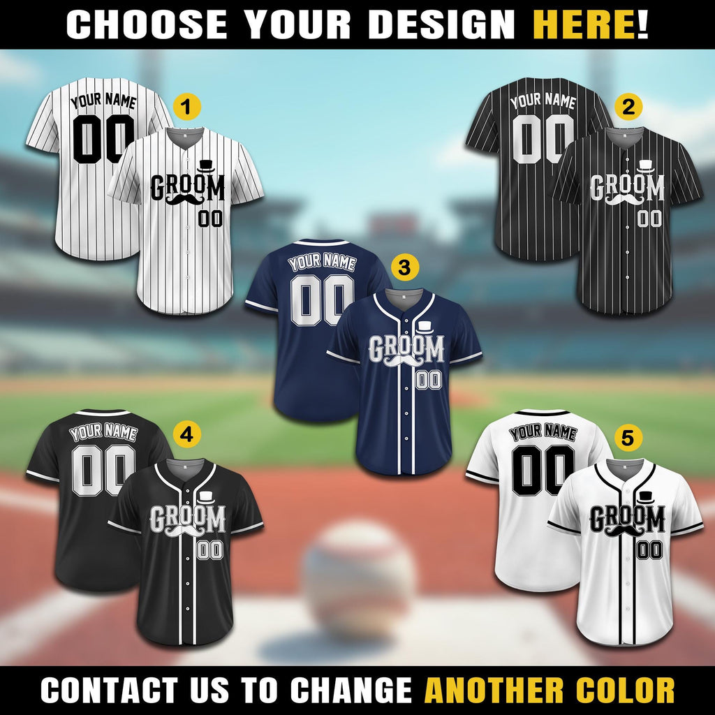 Custom Name Number Groom Jersey Shirts, Custom Best Man Jersey, Groom Shirts Matching, Groomsman Proposal, Bachelor Party Groomsmen Jersey,