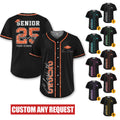Custom Senior 2025 Baseball Jersey For Men Women Youth Kid,Personalized Graduation College High School Senior Graduation,Class of 2025 Shirt