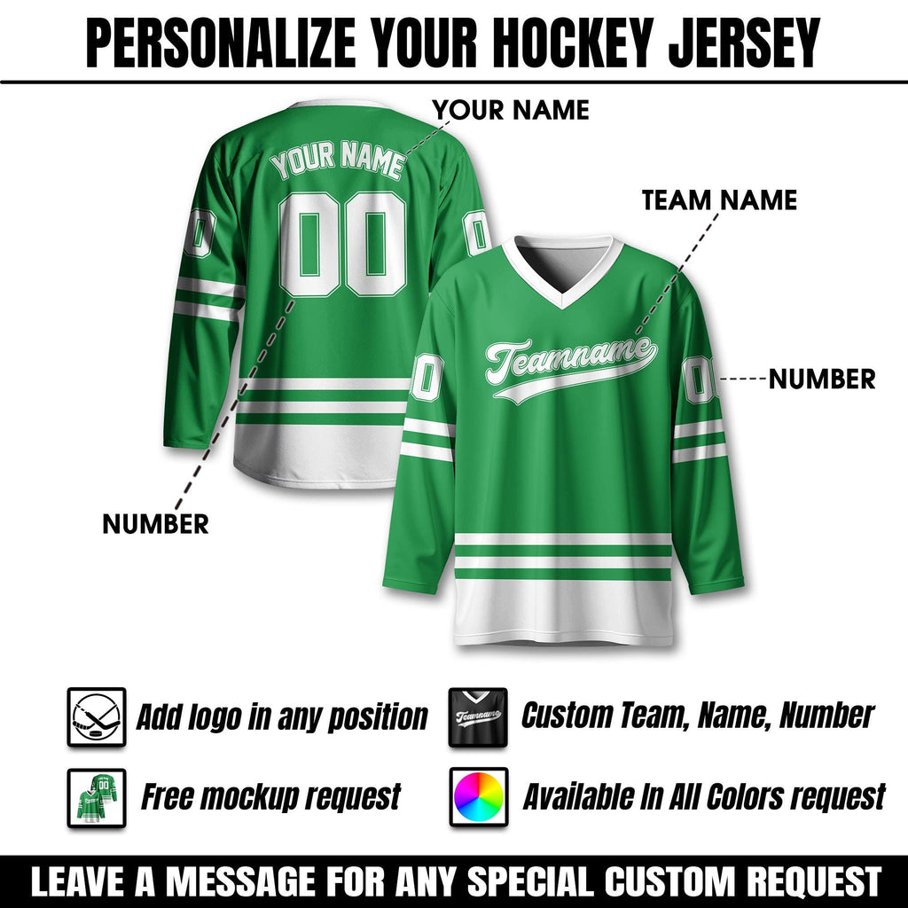 Personalized Ice Hockey Jersey For Men Women, Custom Name Number Hockey Jersey Shirt, Hockey Jersey Sport Team Uniform for Hockey Fans Gift