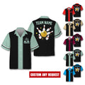 Custom Hawaiian Bowling Jersey for Men Women Youth Kid, Matching Bowling Team Jersey, Short Sleeve Button Down Hawaii Bowling Jersey Gift