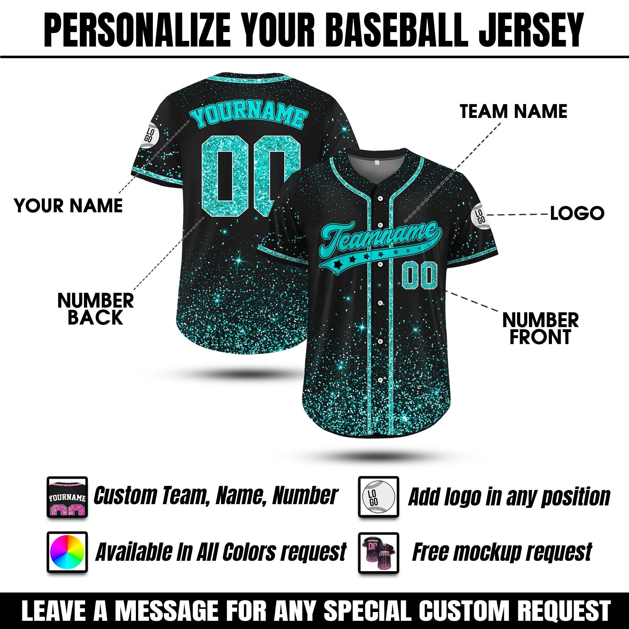 Custom Cheer Baseball Jersey For Men Women Youth Kid, Personalized Name Dance Team Shirt Glitter Cheer Mom Gift Matching Team Cheer Outfit