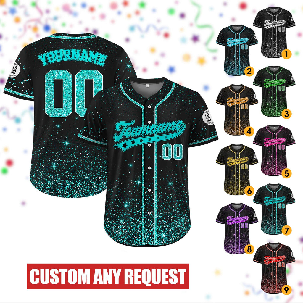Custom Cheer Baseball Jersey For Men Women Youth Kid, Personalized Name Dance Team Shirt Glitter Cheer Mom Gift Matching Team Cheer Outfit