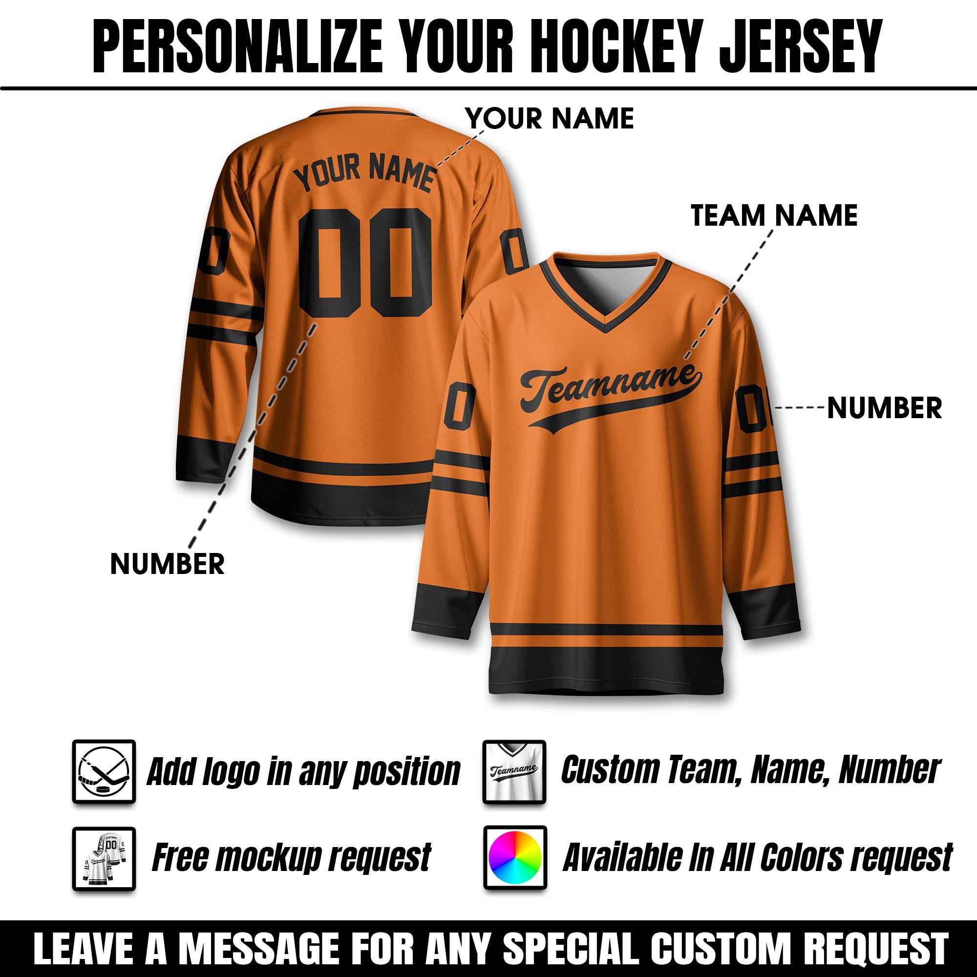 Personalized Ice Hockey Jersey For Men Women, Custom Name Number Hockey Jersey Shirt, Hockey Jersey Sport Team Uniform for Hockey Fans Gift