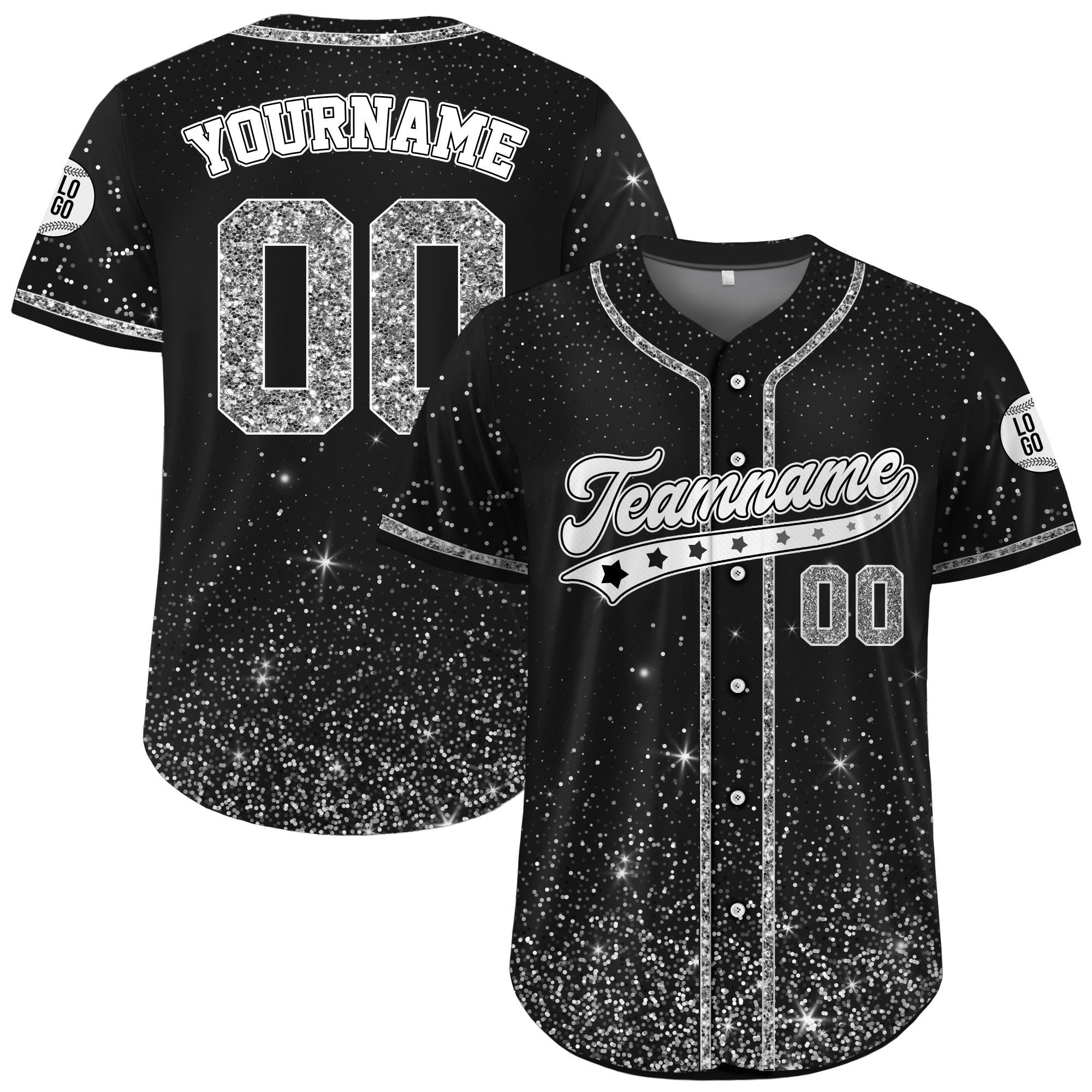 Custom Name Glitter Cheerleading Jersey, Personalized Baseball Team Shirt, Cheer Mom Gift, Matching Dance Team Outfit, Gymnastics Fan Jersey