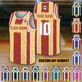 Personalized Team Name & Number Logo Basketball Jersey For Adult Kid, Custom Basketball Jersey for Game Day Outfit, Basketball Fan gifts