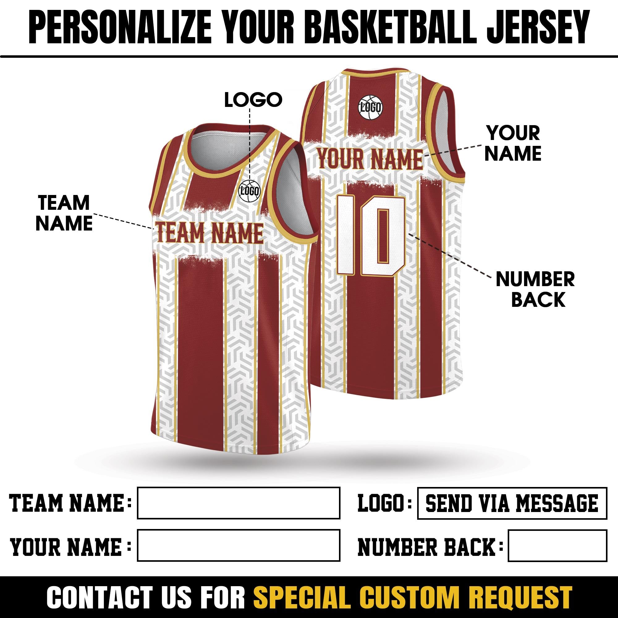Personalized Team Name & Number Logo Basketball Jersey For Adult Kid, Custom Basketball Jersey for Fan Lovers Players, Fan Basketball Top