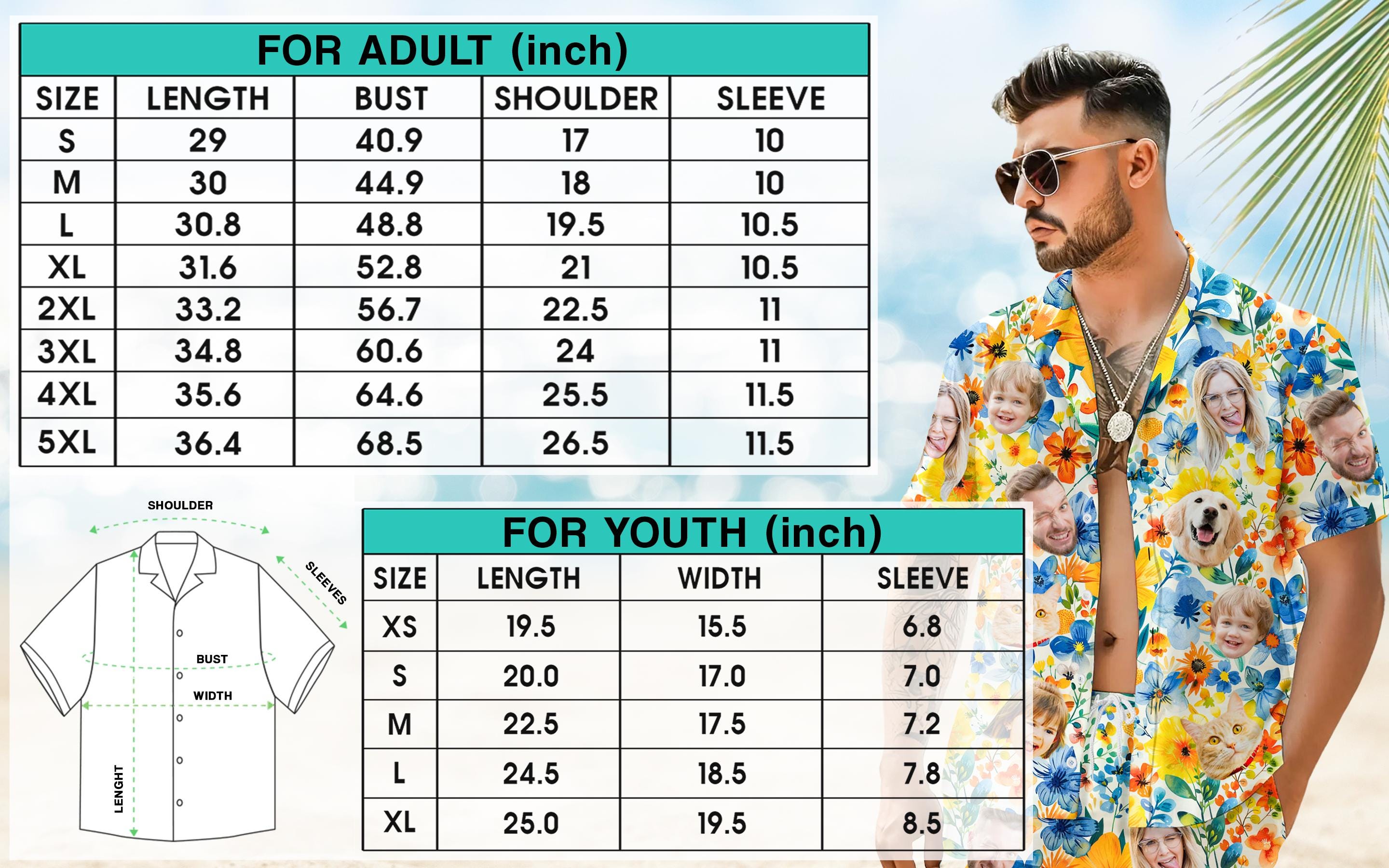 Custom Hawaiian Shirt with Photo, Personalized Hawaiian Shirt with Face, Tropical Beach Button Down Shirt Gifts, Bachelor Party Shirt