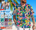 Personalized Hawaiian Shirt with Face, Custom Hawaiian Shirt with Photo, Gifts for Girlfriend Boyfriend, Tropical Beach Button Down Shirt