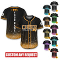 Personalized Glitter Cheer Mom Jersey, Custom Name Number Glitter Baseball Jersey, Cheerleading Team Gift for Mom, Cheerleading Mom Shirts