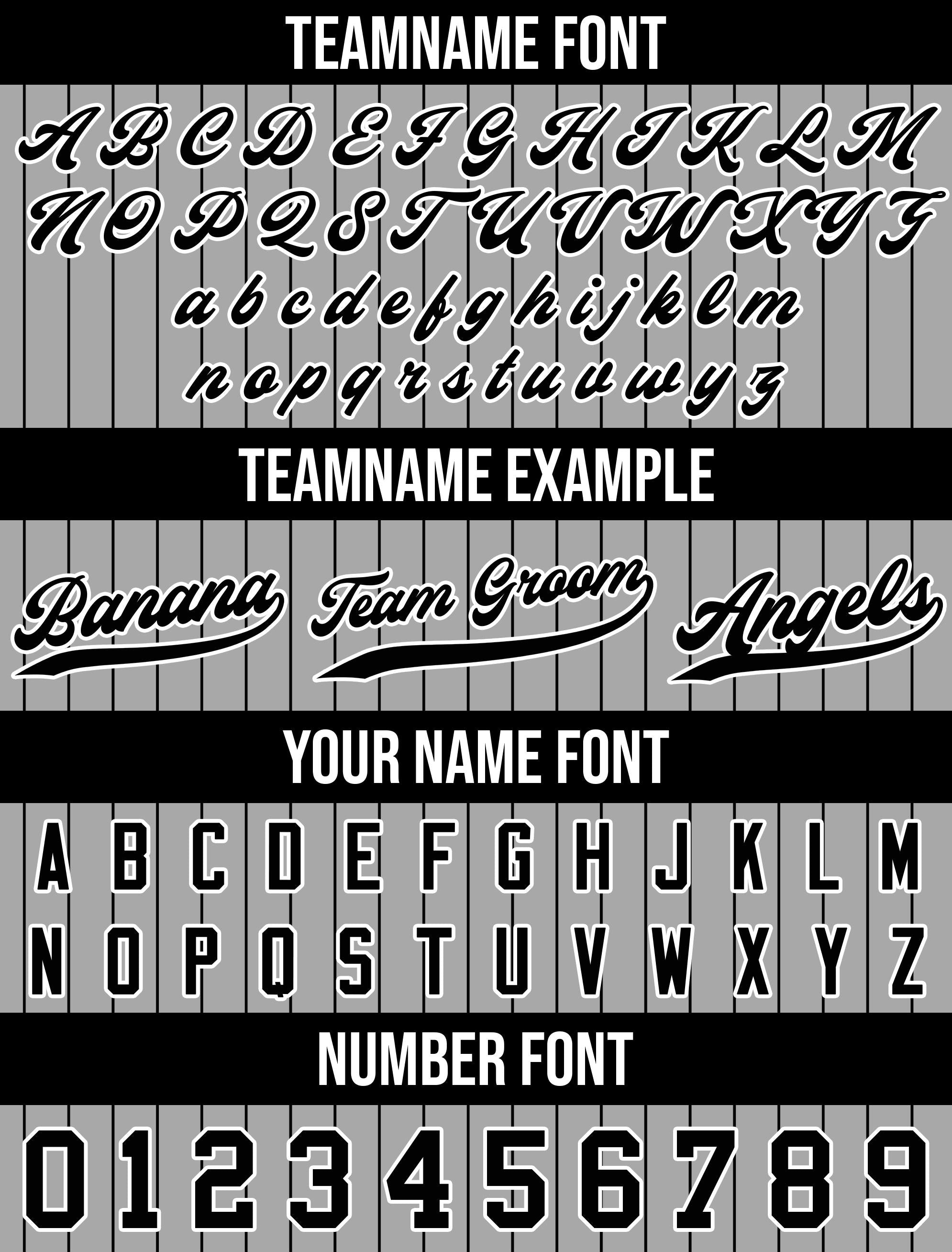 Personalized Pinstripe Gray Black Button Down Jersey Men Women Youth, Custom Baseball Jersey with Teamname Name Number, Game Day Outfit