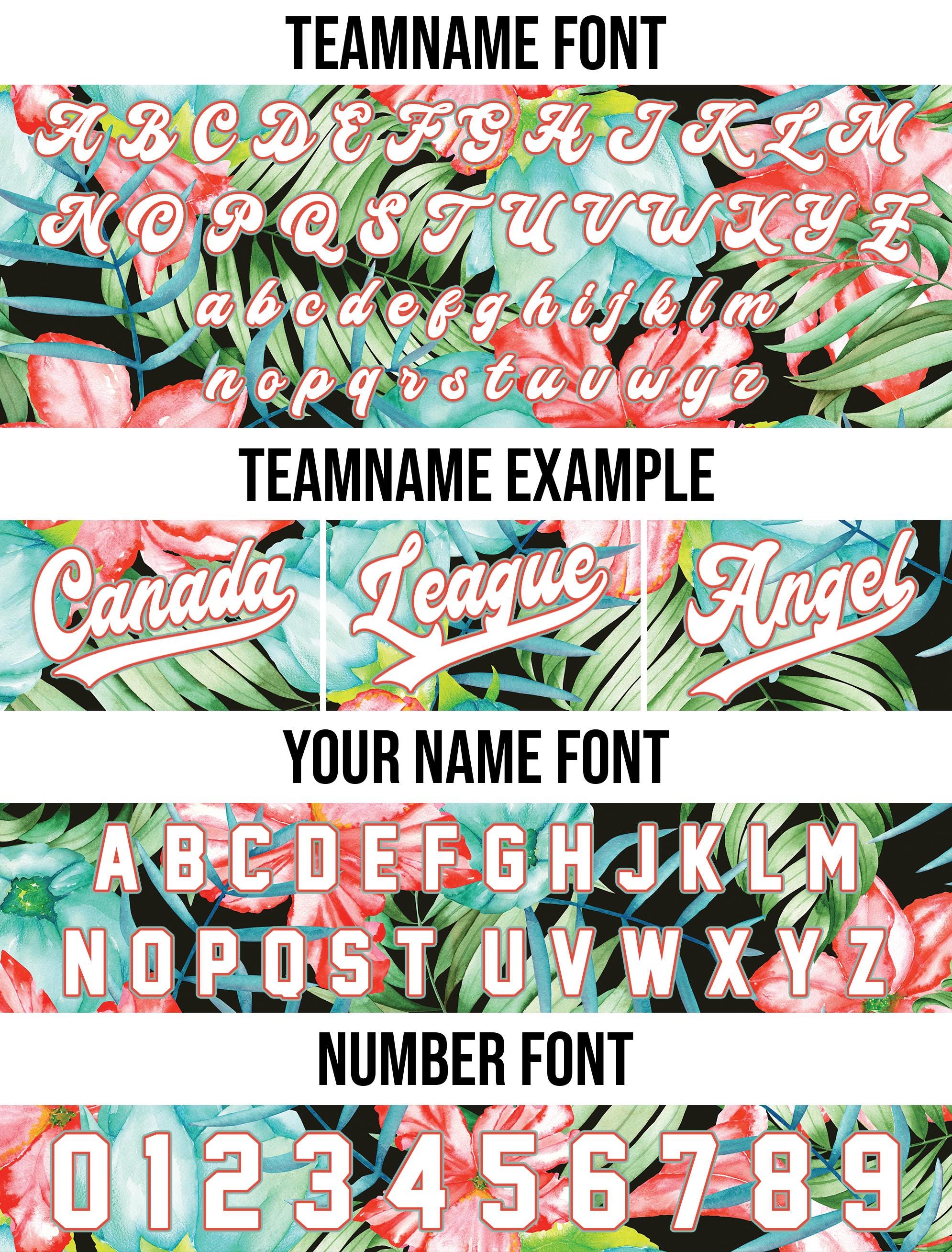 Custom Hawaiian Baseball Jersey with Team Name Number Logo, Personalized Hawaii Floral Shirt for Men Women Youth Preschool Button Shirt