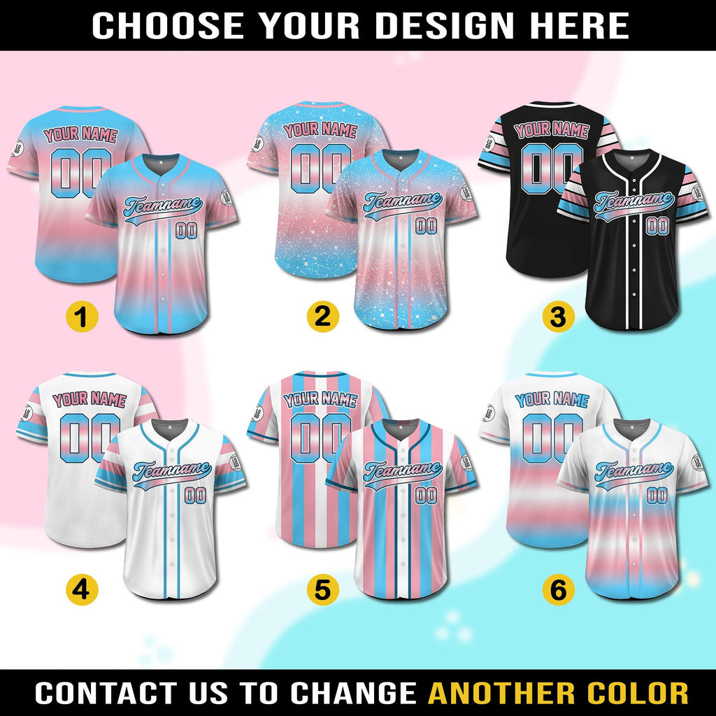 Custom Name LGBTQ Pride Month Baseball Jersey, Personalized LGBT Support Baseball Jersey Shirt, Gift for Pride,Rainbow Pride Jersey for LGBT